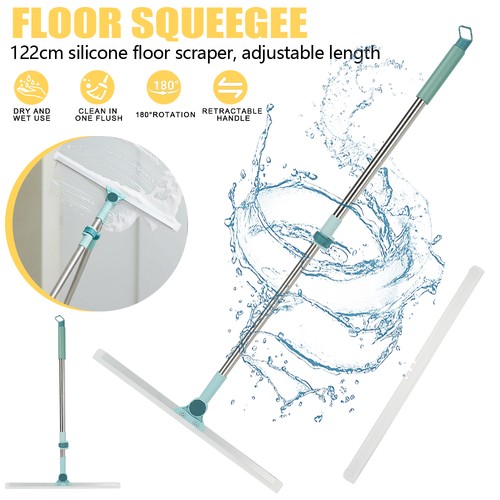 Extendable floor squeegee wet - floor,